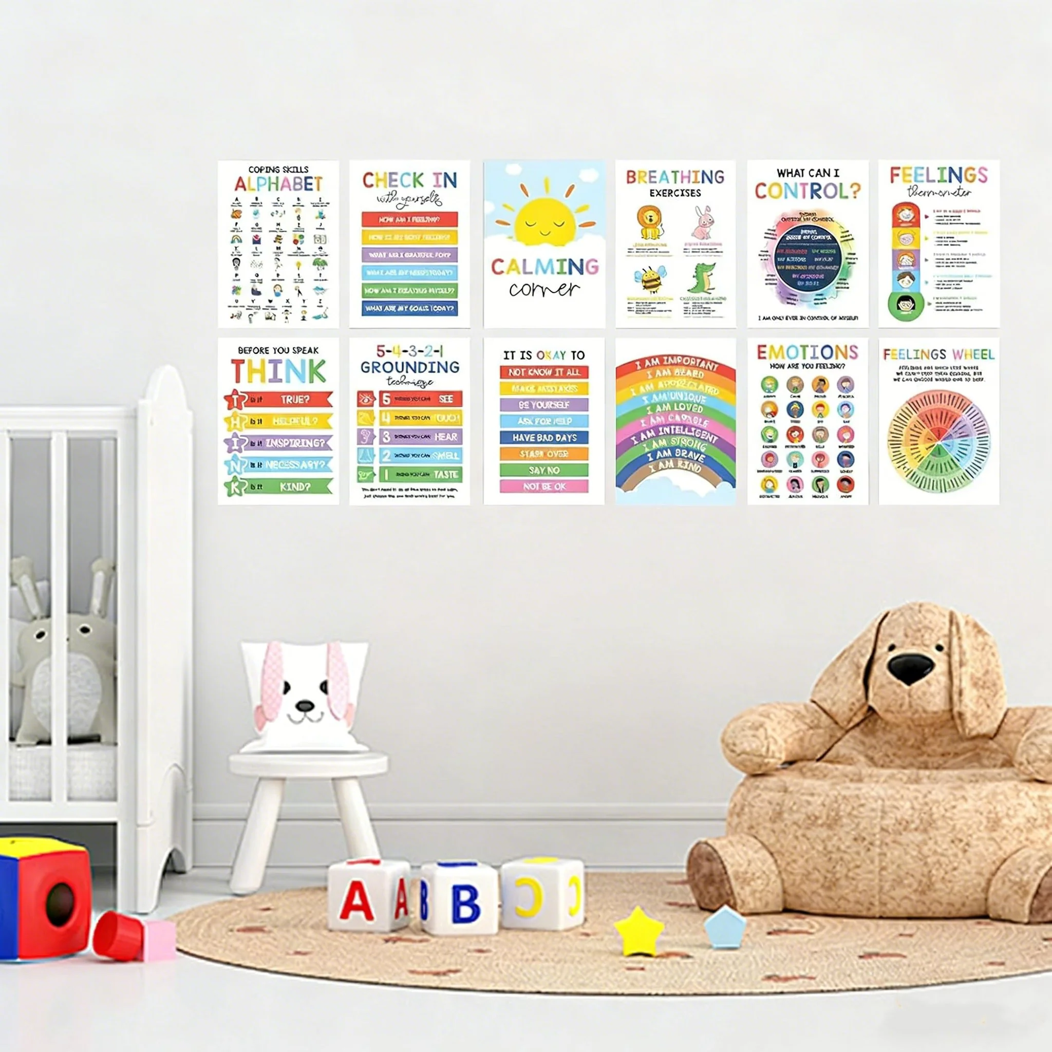 Calming Corner Posters&Feelings Wheel Chart🌈🧠 - Image 7