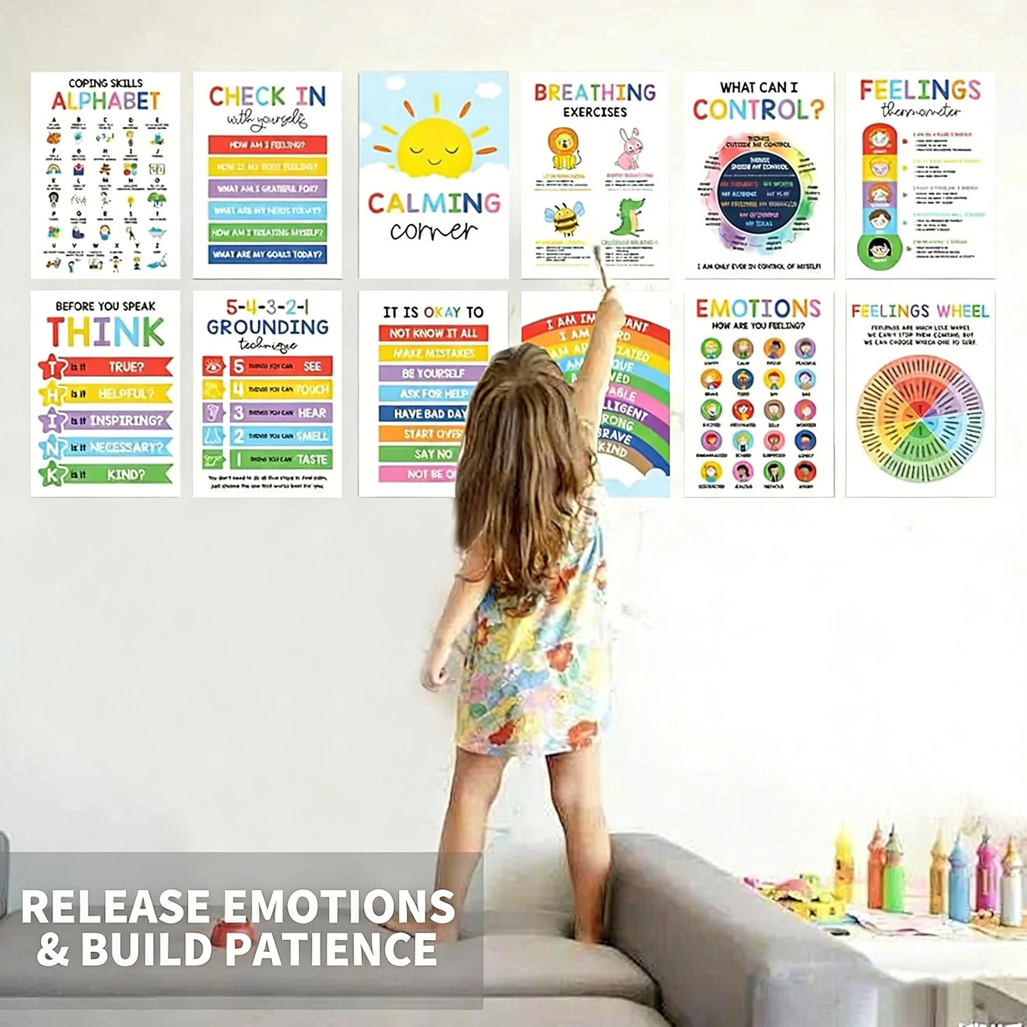 Calming Corner Posters&Feelings Wheel Chart🌈🧠 - Image 9