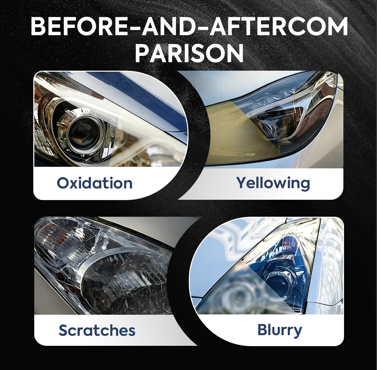 🚘 Automotive Headlamp Restoration Fluid, Clears Oxidation, Yellowing & UV Protection - Image 5