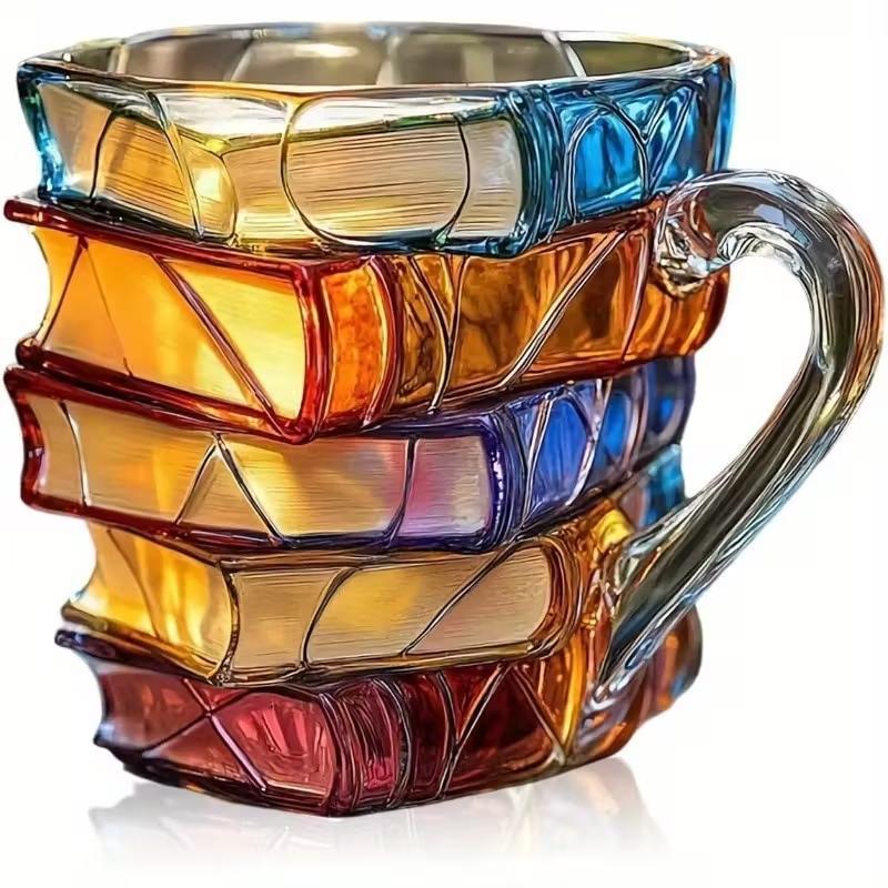 Ceramic Innovative 3D Painting Book Mug - Image 8