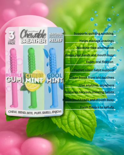 Chewable Breather Stick with Essential Oil - Image 6