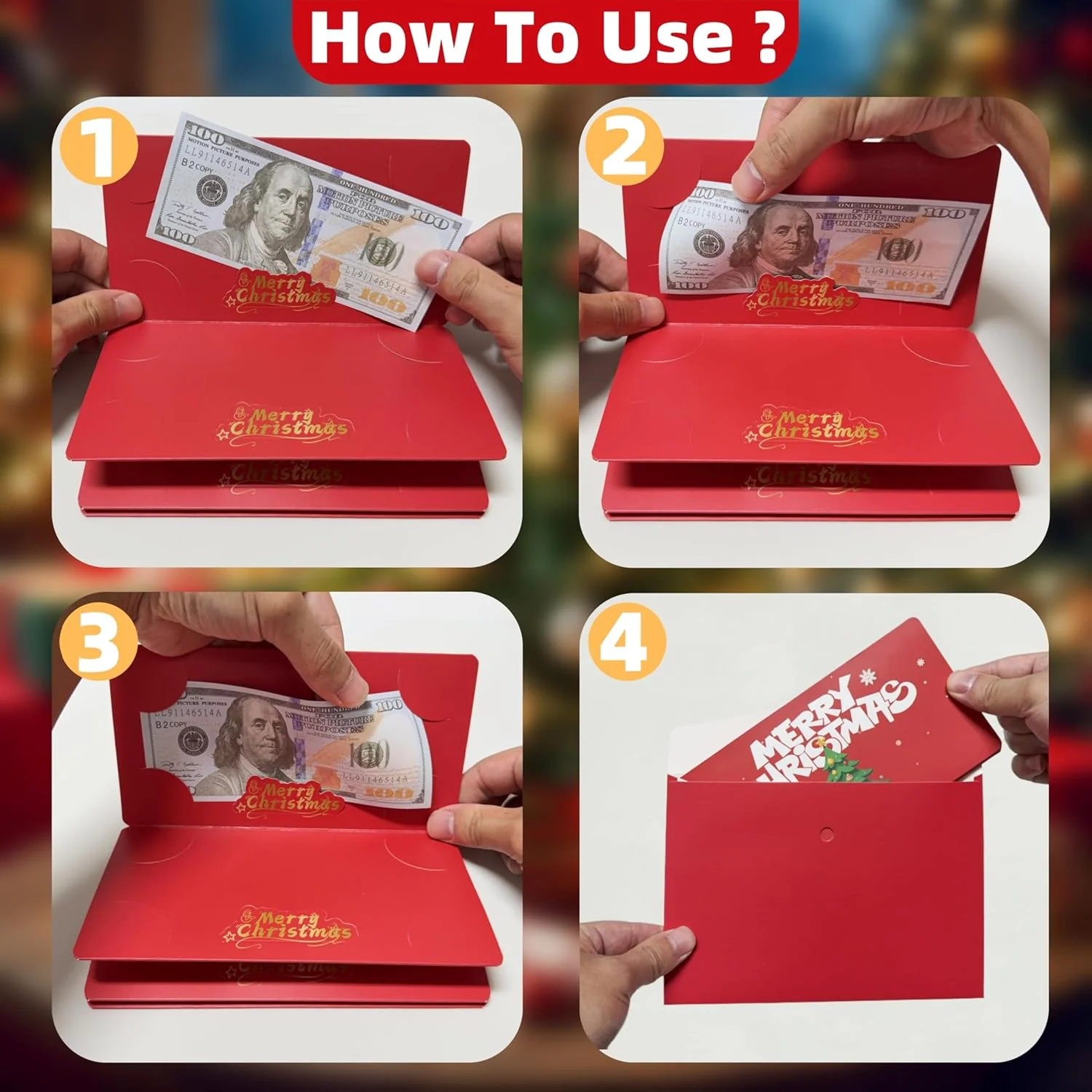 🏆Flash Sale⚡ 50K+ SOLD! 🎅💸Christmas Cash Gift Envelope– A creative way to give cash this Christmas! - Image 11