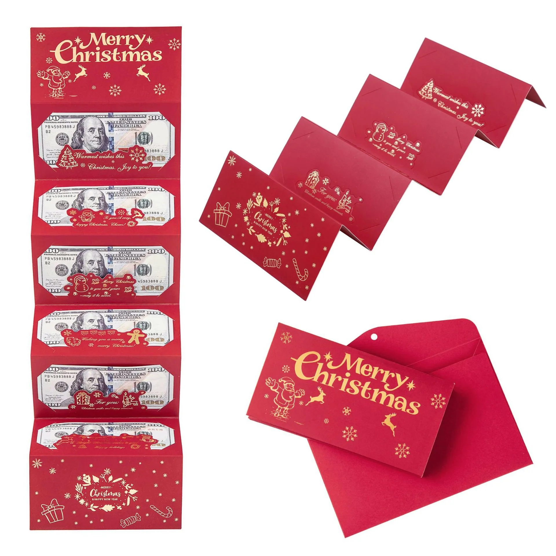 🏆Flash Sale⚡ 50K+ SOLD! 🎅💸Christmas Cash Gift Envelope– A creative way to give cash this Christmas! - Image 4