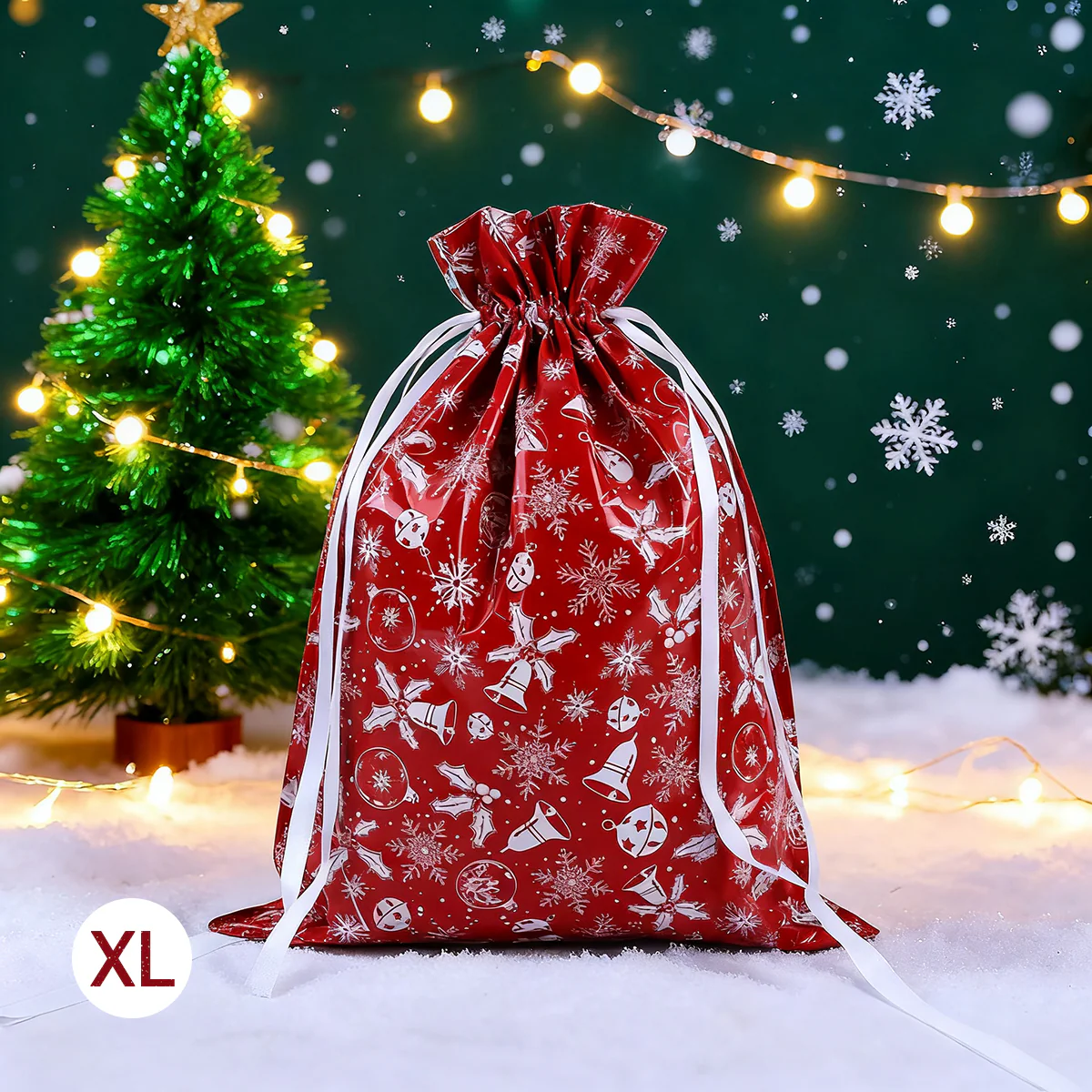 50PCS Christmas Gift Wrapping Set (25 Colorful Bags + 25 Tags) - Image 2