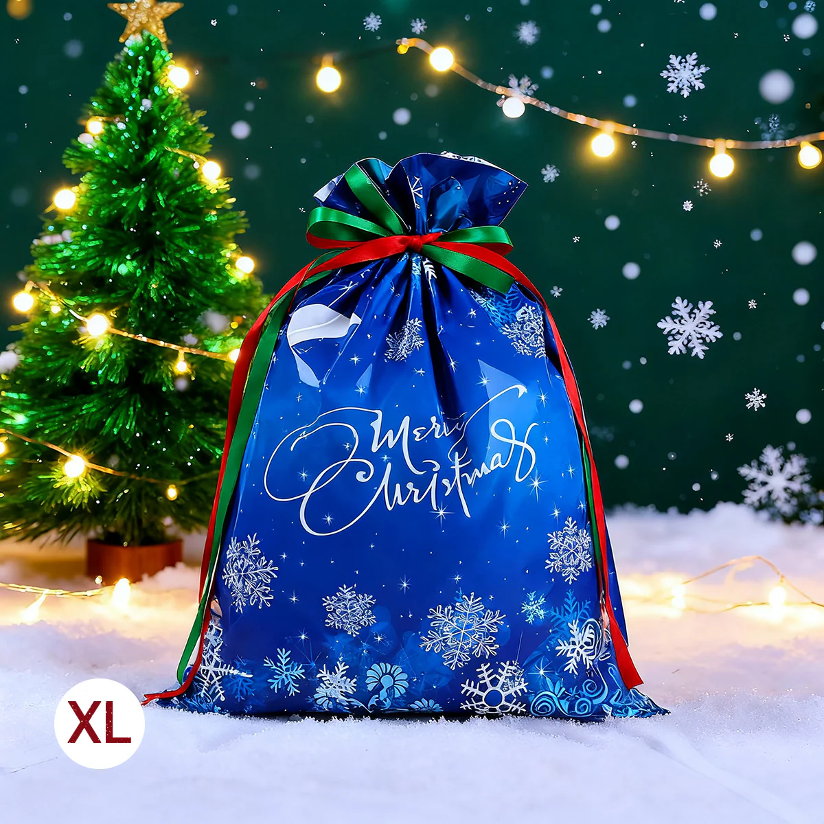 50PCS Christmas Gift Wrapping Set (25 Colorful Bags + 25 Tags) - Image 3