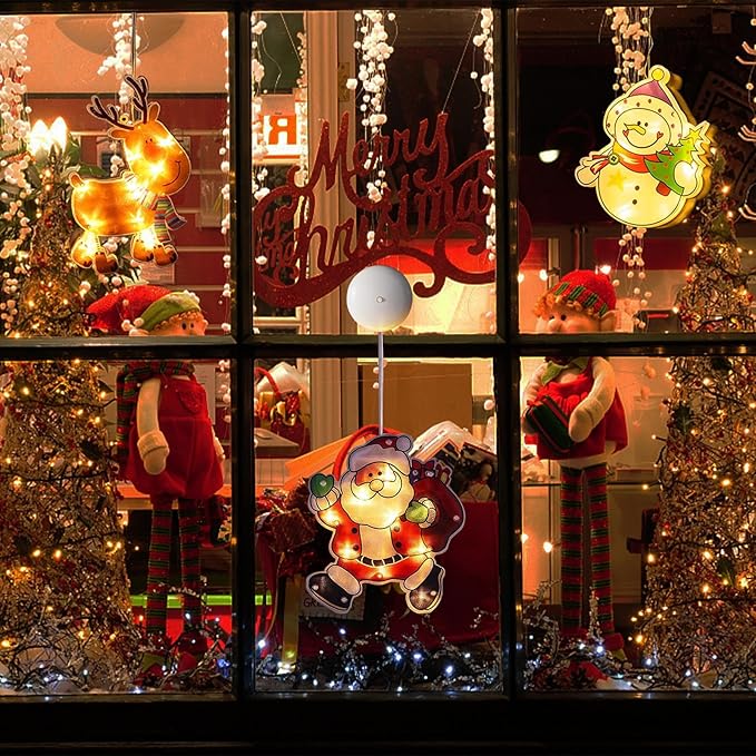 🎄 Christmas Window Hanging Lights 🌟 - Image 12