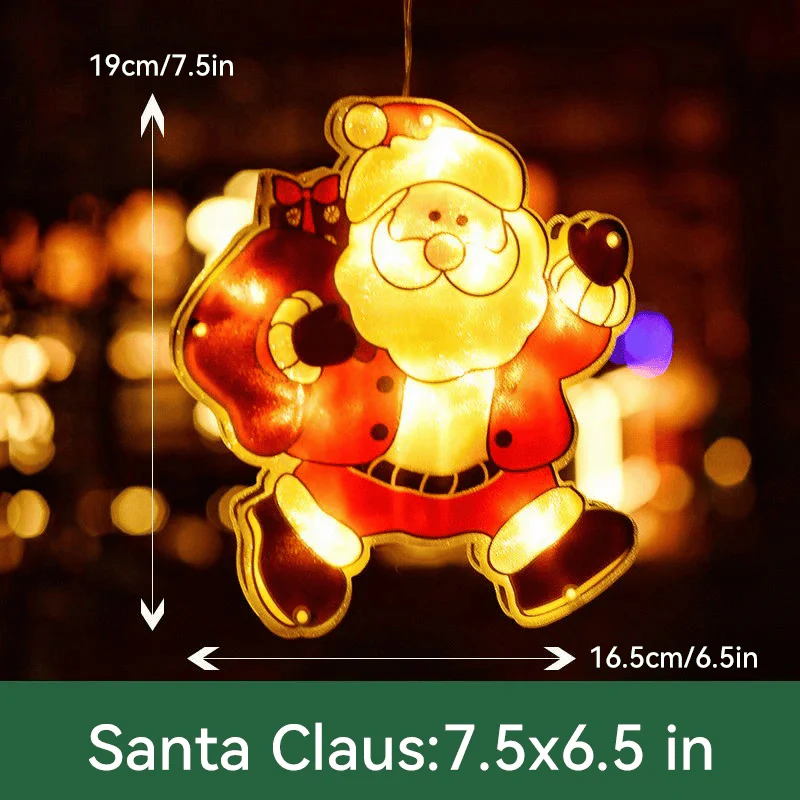 🎄 Christmas Window Hanging Lights 🌟 - Image 13