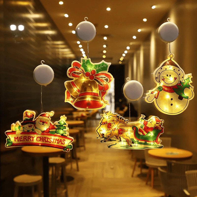 🎄 Christmas Window Hanging Lights 🌟 - Image 9