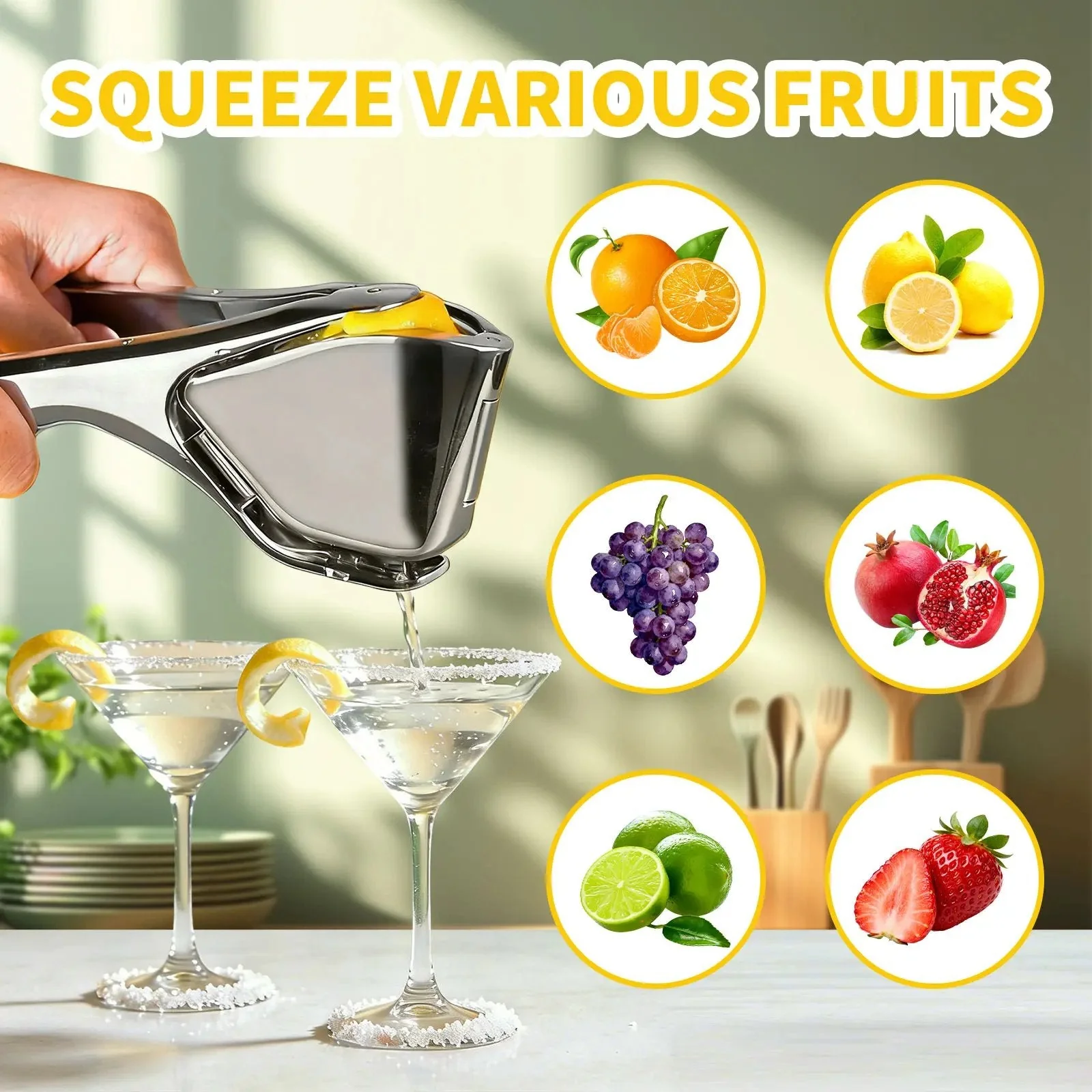 Citrus Squeezer | Stainless Steel or PP🍋 - Image 2