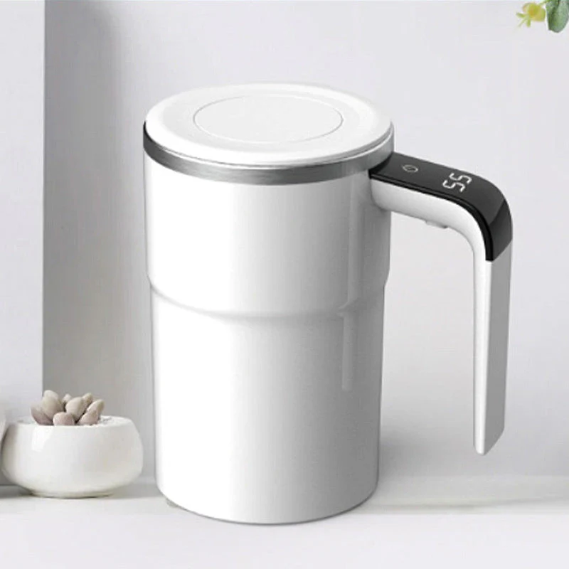 ☕ Rechargeable Automatic Magnetic Stirring Coffee Mug Set - Image 13