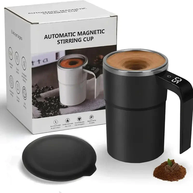 ☕ Rechargeable Automatic Magnetic Stirring Coffee Mug Set - Image 14