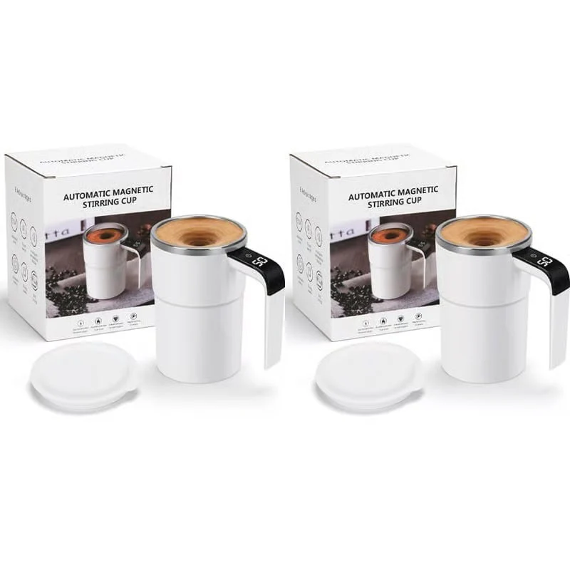 ☕ Rechargeable Automatic Magnetic Stirring Coffee Mug Set - Image 17