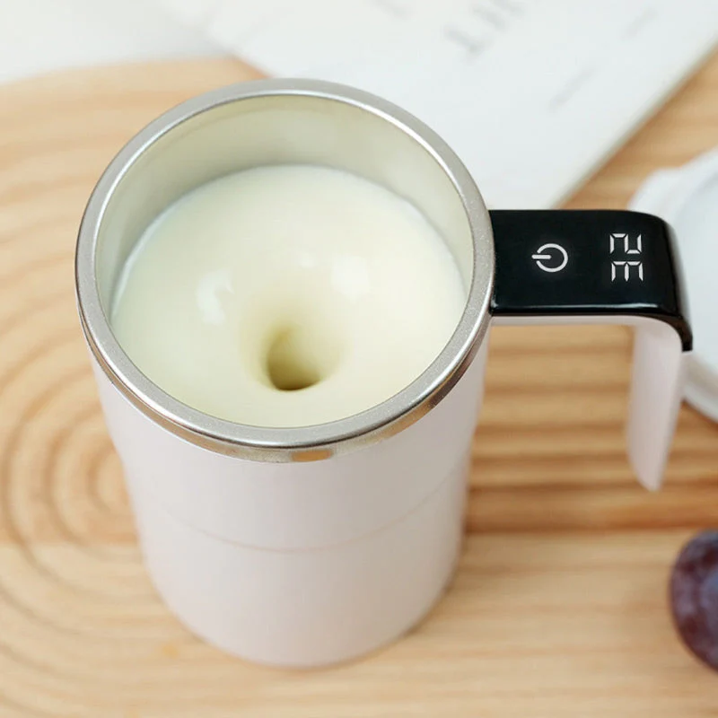 ☕ Rechargeable Automatic Magnetic Stirring Coffee Mug Set - Image 2