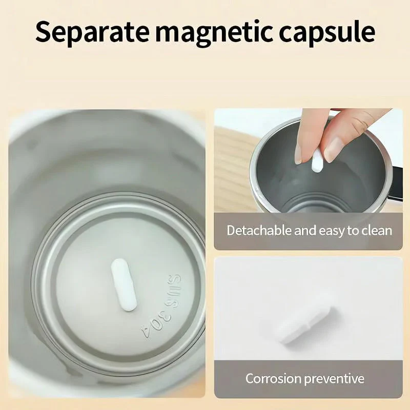 ☕ Rechargeable Automatic Magnetic Stirring Coffee Mug Set - Image 3