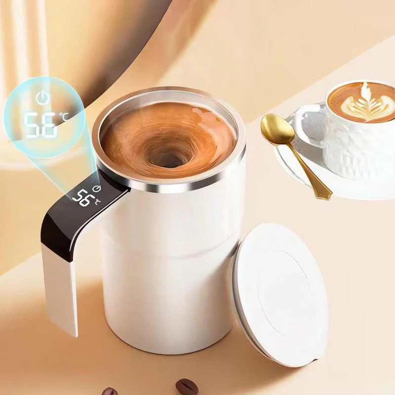 ☕ Rechargeable Automatic Magnetic Stirring Coffee Mug Set - Image 5