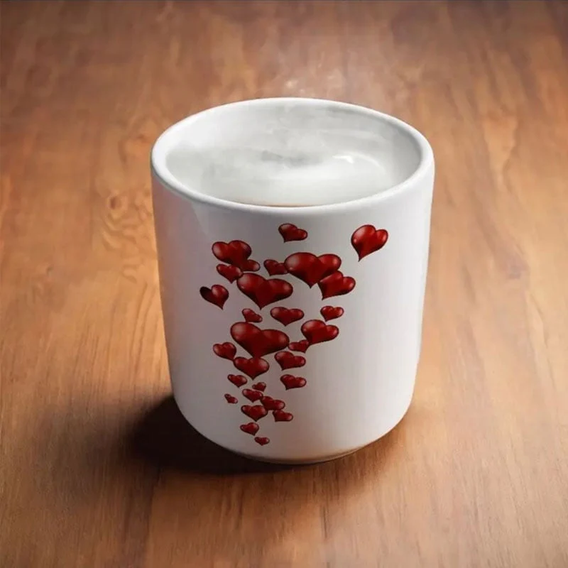 Heat-Activated Magic: The 2-in-1 Color Changing Mug with an Ergonomic Heart-Grip - Image 7