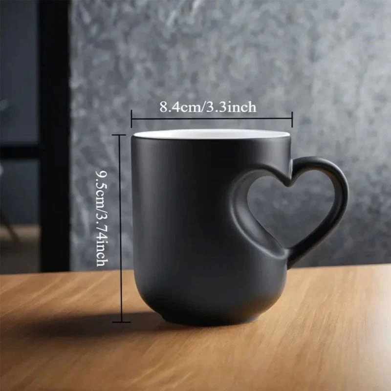 Heat-Activated Magic: The 2-in-1 Color Changing Mug with an Ergonomic Heart-Grip - Image 9