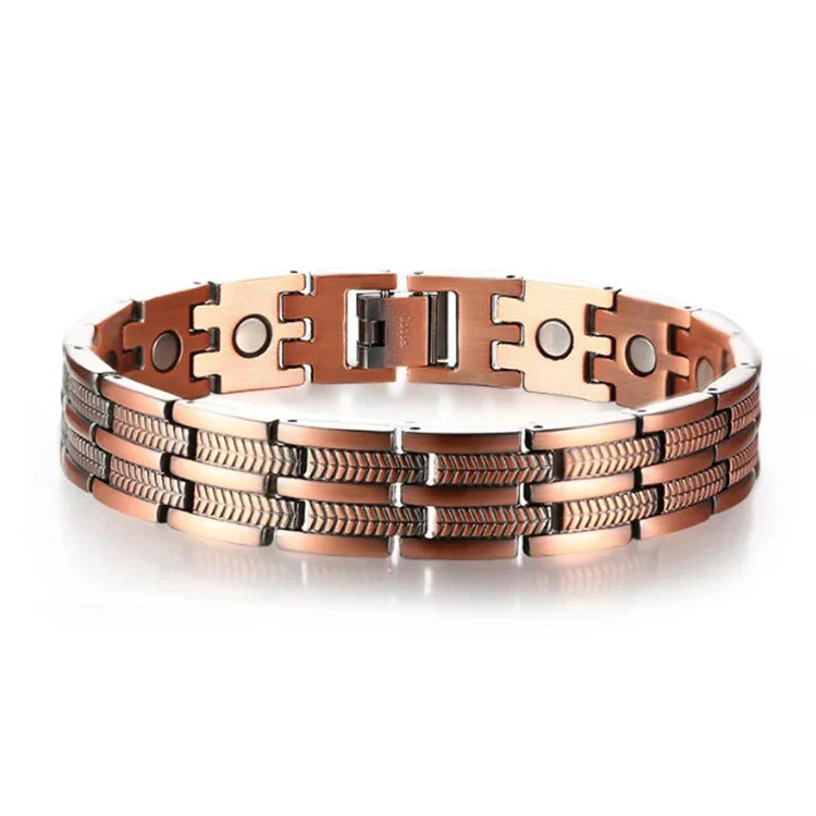 Copper magnetic bracelet--Relieve fatigue and promote blood circulation - Image 4