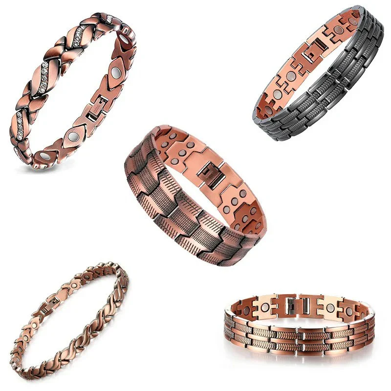 Copper magnetic bracelet--Relieve fatigue and promote blood circulation - Image 6