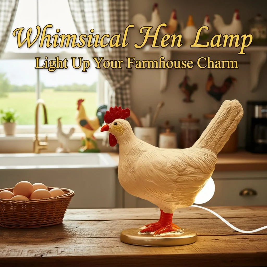 Creative Fun Chicken Egg-Laying Decorative Night Light - Image 4