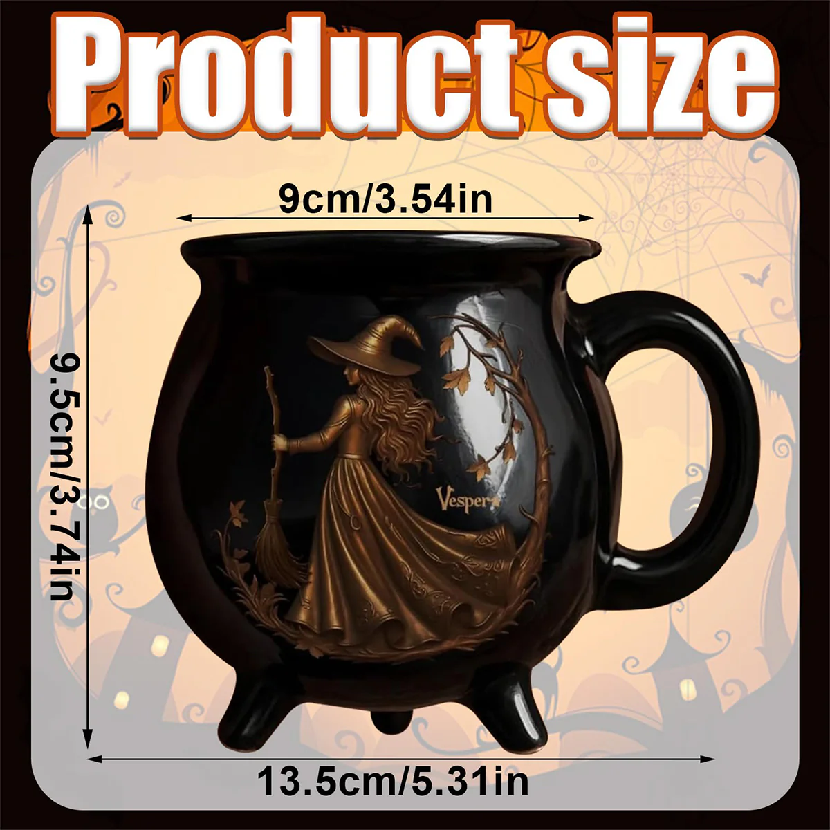 Halloween Witchy Cauldron Mug - Personalized Halloween Gifts - Image 13