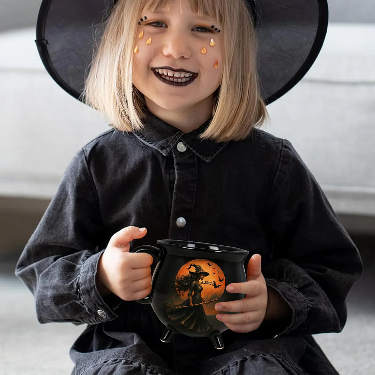 Halloween Witchy Cauldron Mug - Personalized Halloween Gifts - Image 14