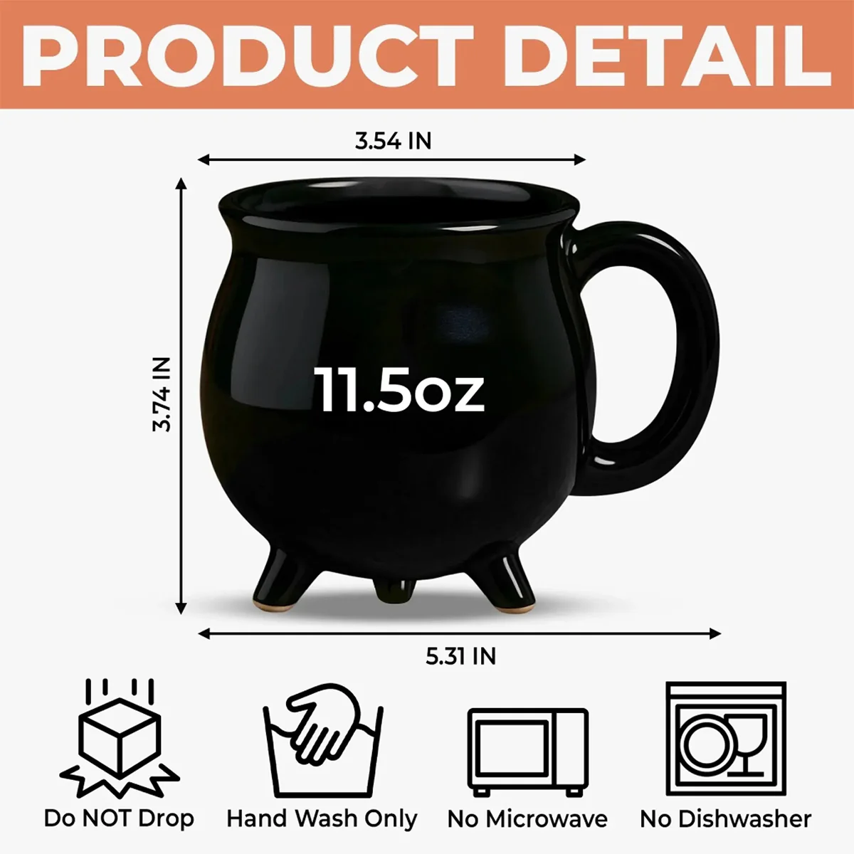 Halloween Witchy Cauldron Mug - Personalized Halloween Gifts - Image 17