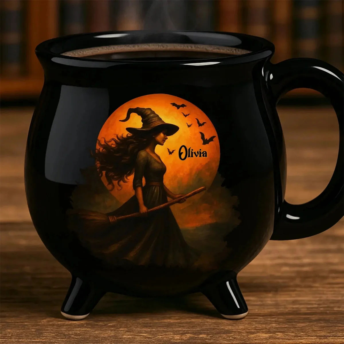 Halloween Witchy Cauldron Mug - Personalized Halloween Gifts - Image 8