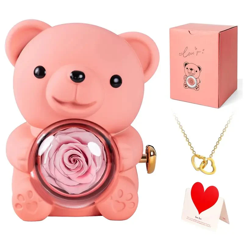 💕Everlasting Rose Teddy Bear - A romantic gift - Image 10