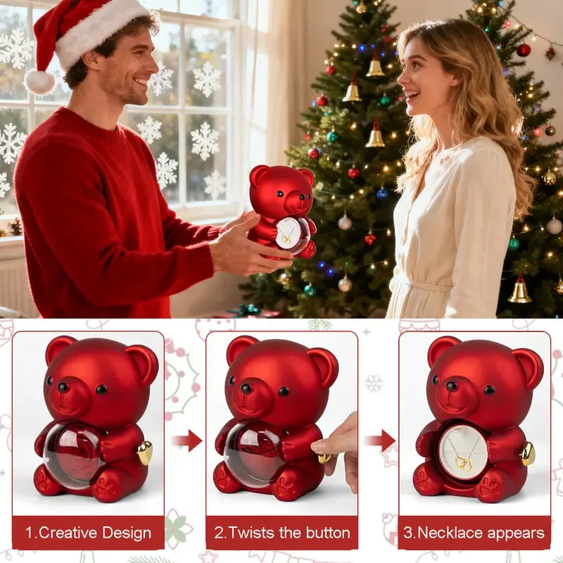 💕Everlasting Rose Teddy Bear - A romantic gift - Image 3
