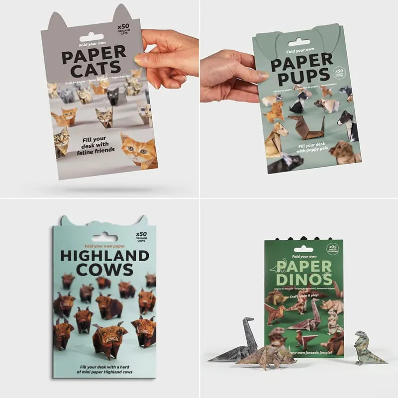 😻✨Easy DIY Paper Cats Kit | Guided Lines & Instructions Included 🎁Buy More Save More - Image 6
