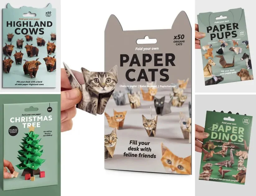 😻✨Easy DIY Paper Cats Kit | Guided Lines & Instructions Included 🎁Buy More Save More - Image 9