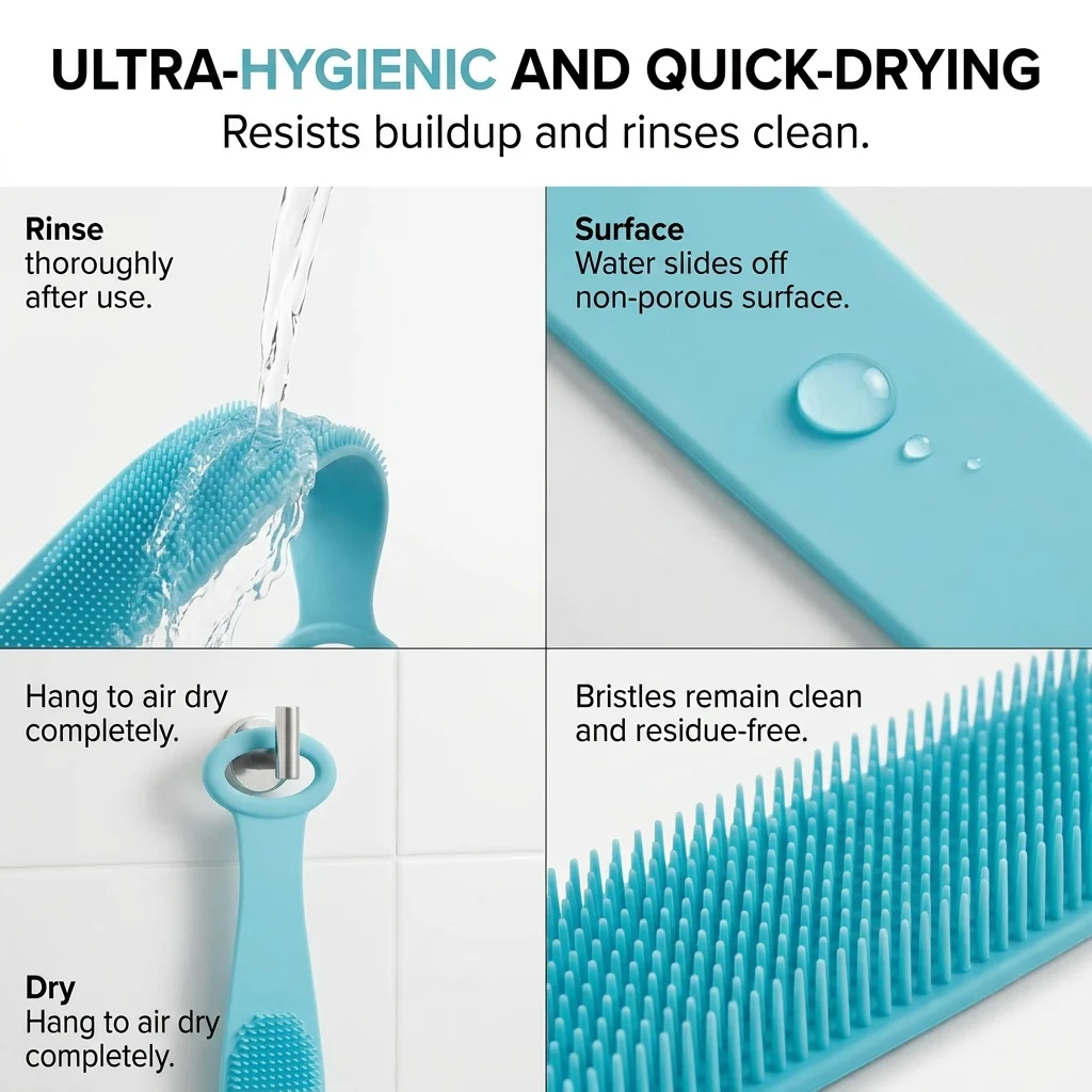 Dual-Sided Silicone Back Scrubber - Image 6