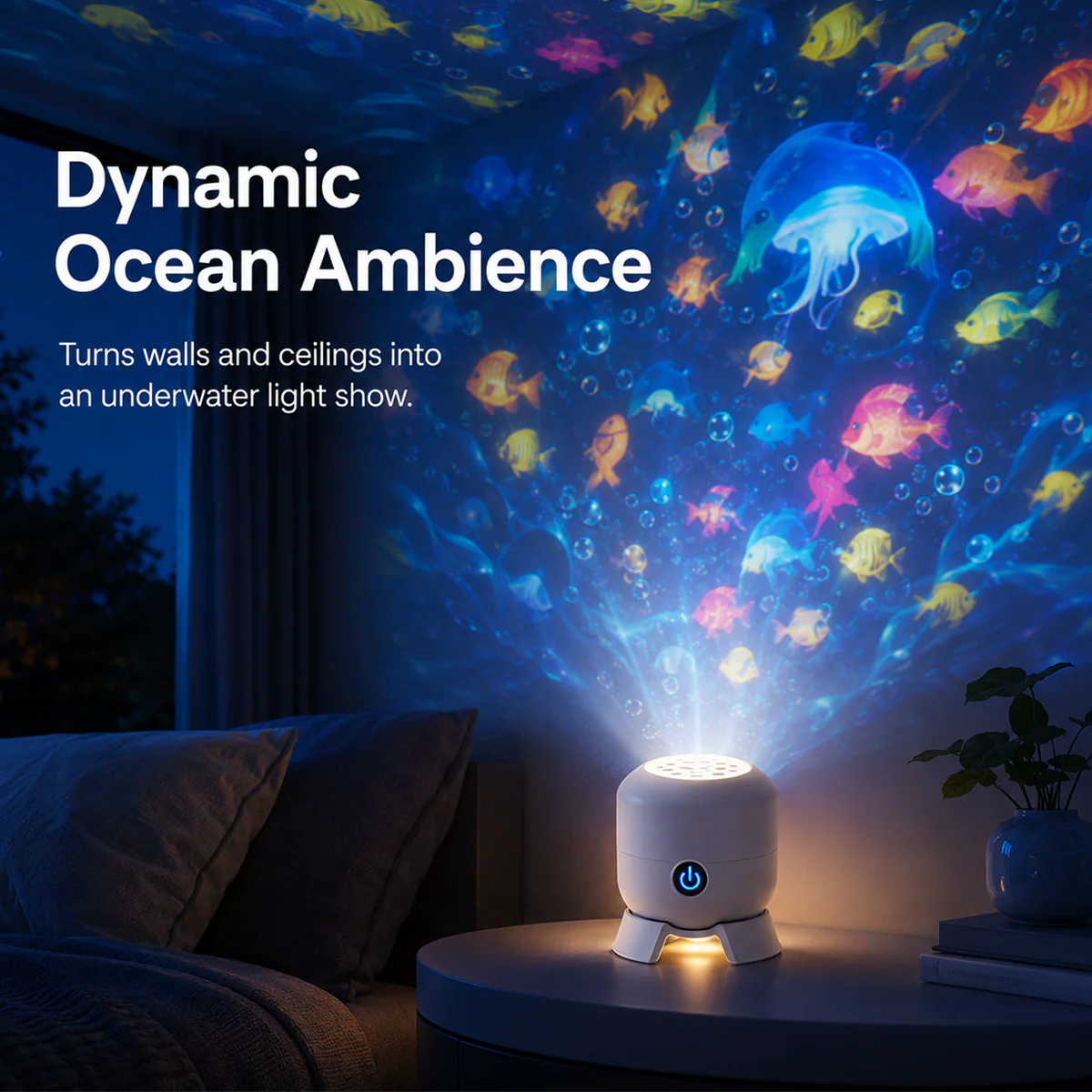 Dynamic Rotating LED Projector Light - Image 2