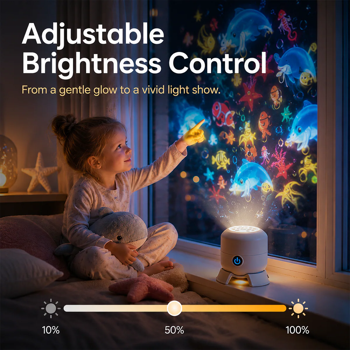 Dynamic Rotating LED Projector Light - Image 3