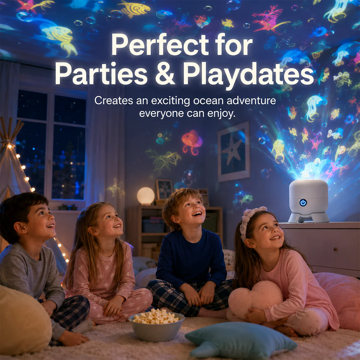 Dynamic Rotating LED Projector Light - Image 4