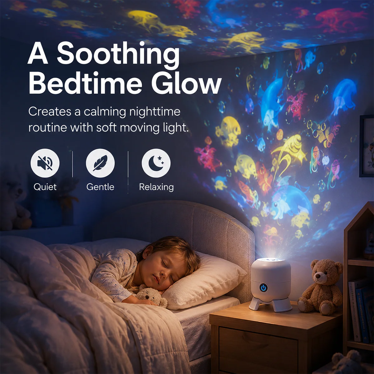 Dynamic Rotating LED Projector Light - Image 5