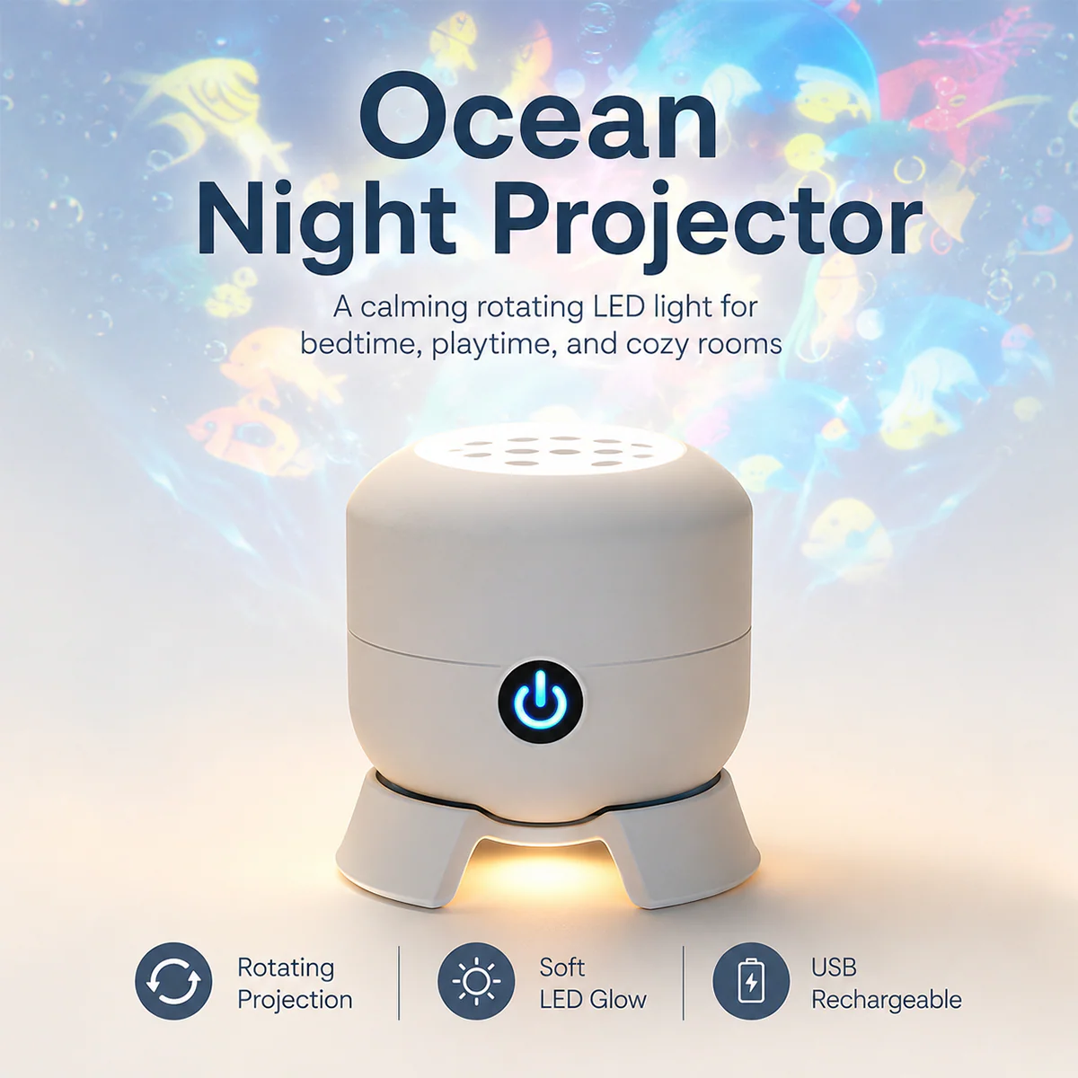 Dynamic Rotating LED Projector Light - Image 6