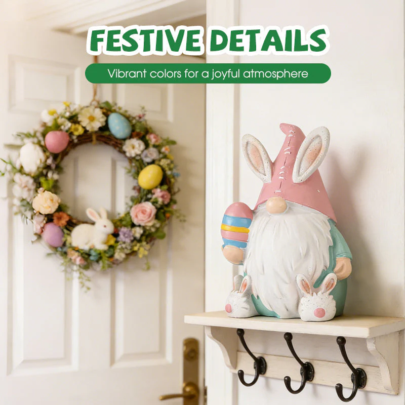 Easter Bunny Gnome Figurine - Image 4