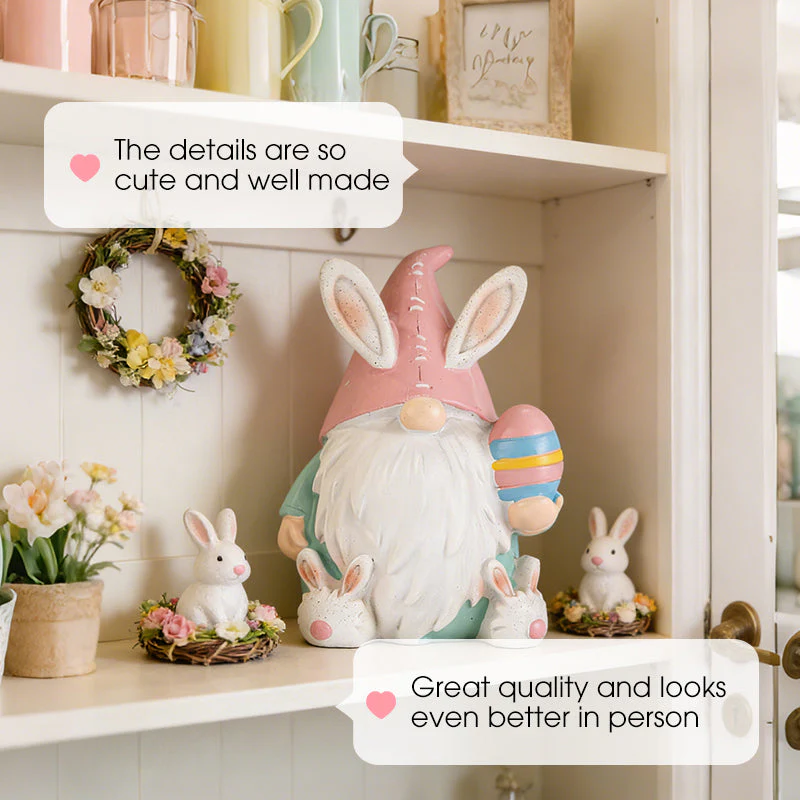 Easter Bunny Gnome Figurine - Image 5