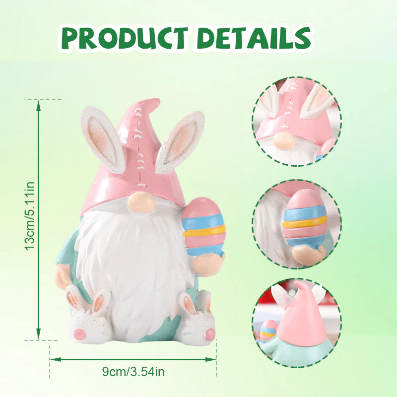 Easter Bunny Gnome Figurine - Image 7