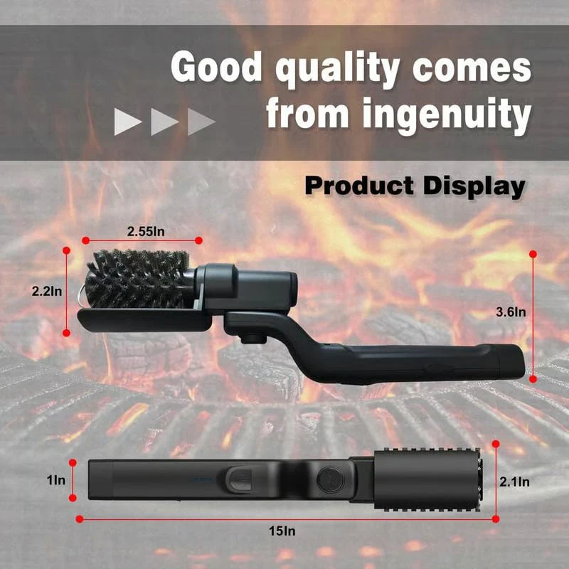 ⚡Electric BBQ Grill Brush : Motorized Power Scrubber for Effortless Cleaning - Image 2