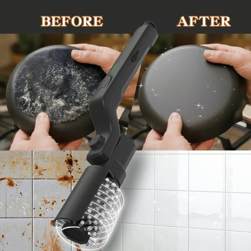 ⚡Electric BBQ Grill Brush : Motorized Power Scrubber for Effortless Cleaning - Image 5