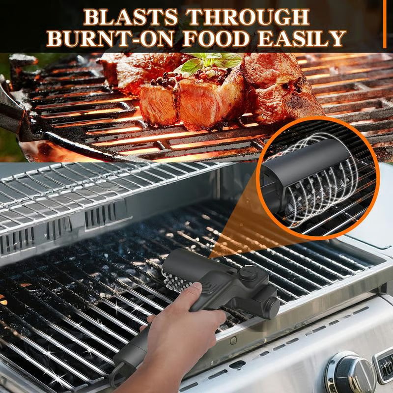 ⚡Electric BBQ Grill Brush : Motorized Power Scrubber for Effortless Cleaning - Image 6