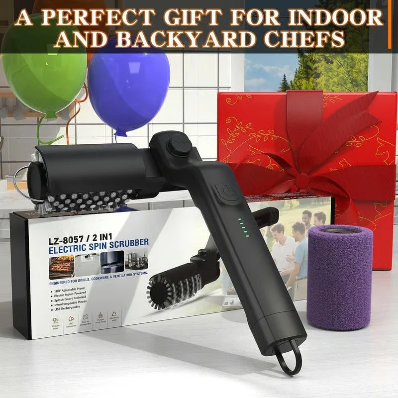 ⚡Electric BBQ Grill Brush : Motorized Power Scrubber for Effortless Cleaning - Image 9
