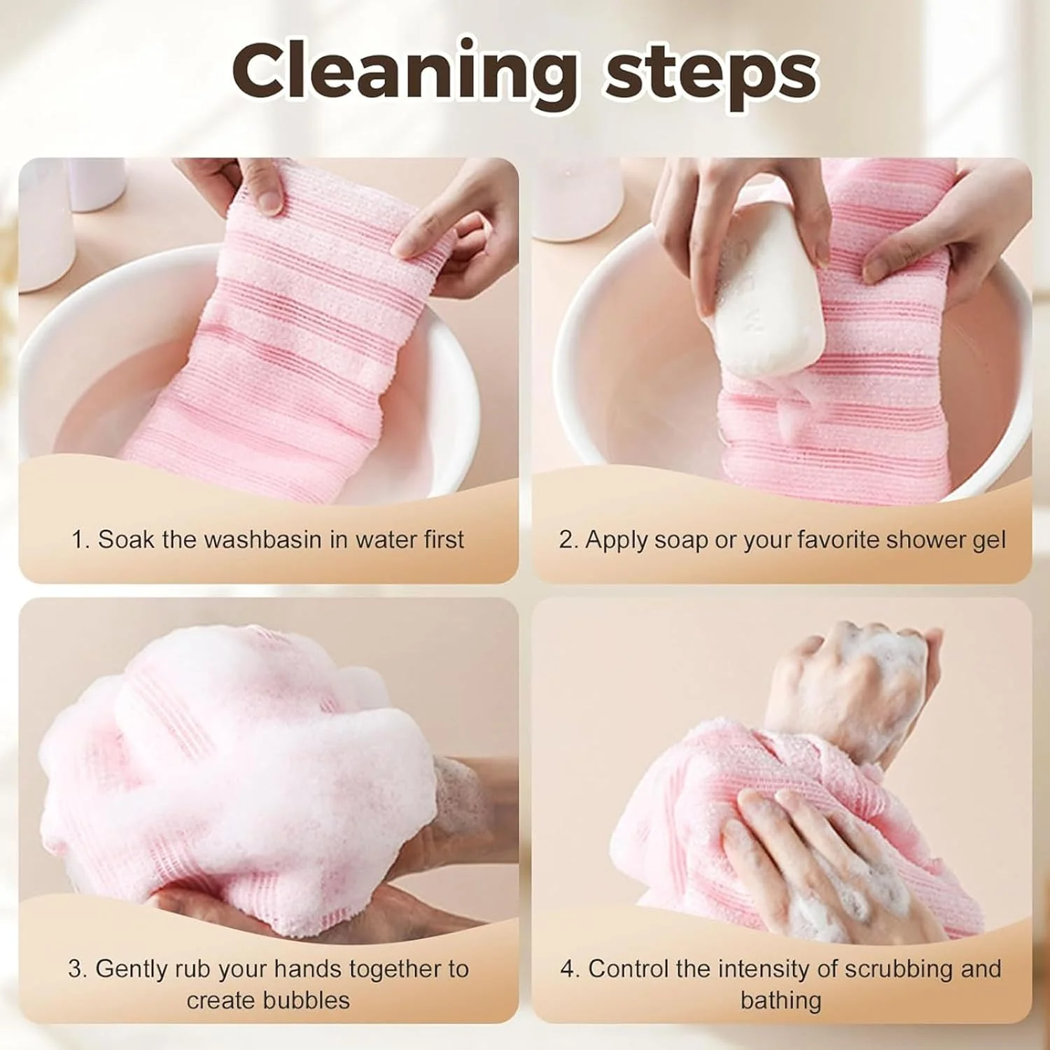 Exfoliating Shower Towels – Soft & Quick-Dry - Image 6