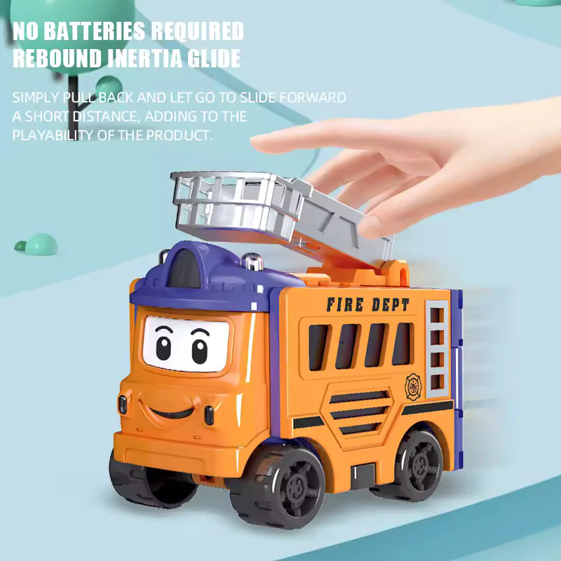 🚗✨Flip & Change Reverse Car | Cartoon Transformable Kids Toy - Image 2
