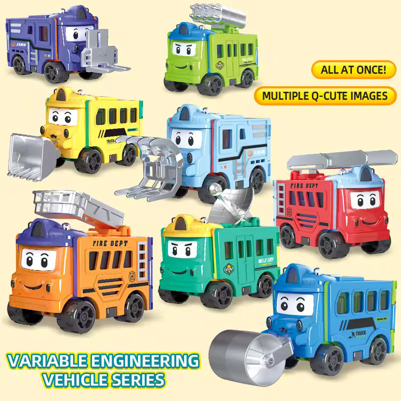 🚗✨Flip & Change Reverse Car | Cartoon Transformable Kids Toy - Image 7