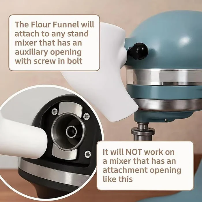 ✨Flour Funnel for Kitchen Stand Mixer - Image 2