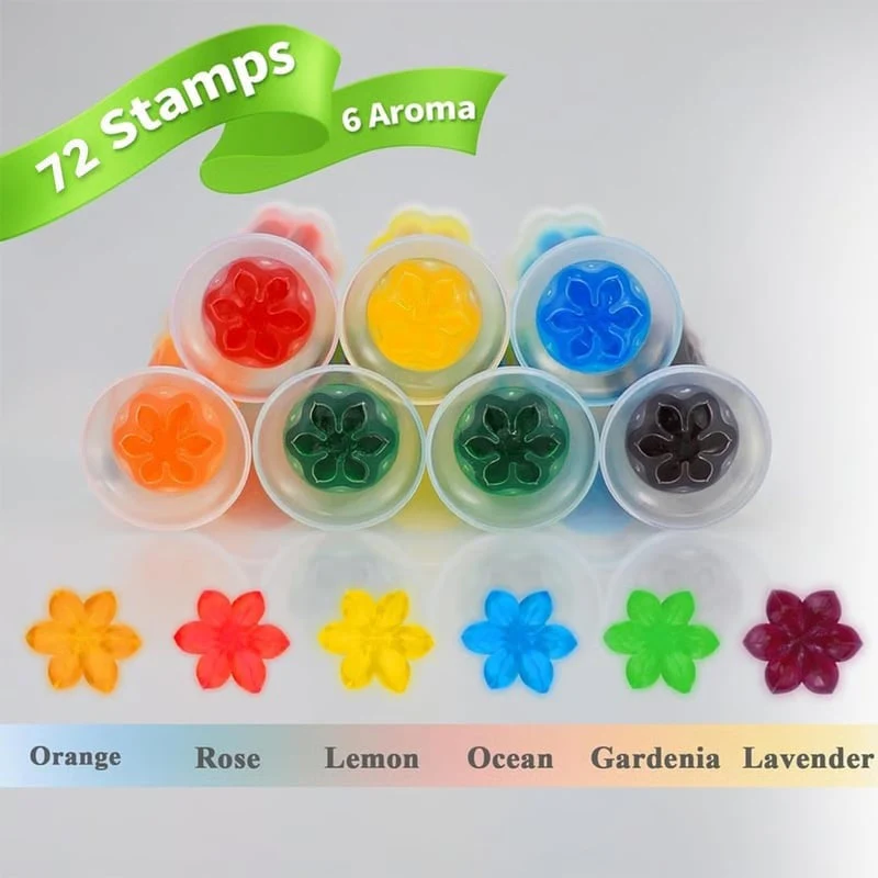 🔥Hot Sale🚽72 Flowers Toilet Cleaner Gel Stamp - Image 2